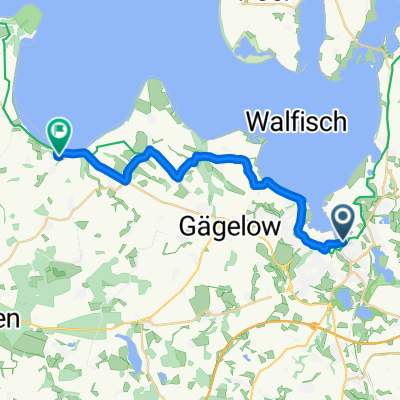 Schiffbauerdamm, Wismar nach Niendorf, Hohenkirchen