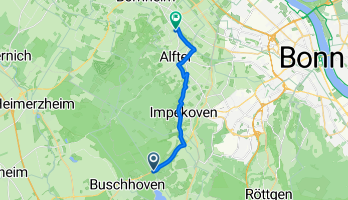 Waldschänke nach Brunnenstraße