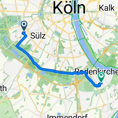 Gleueler Straße, Köln nach Rotdornstraße, Köln
