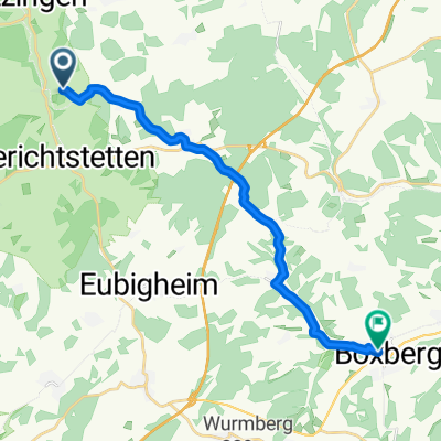 Hardheim nach Seebuckel, Boxberg