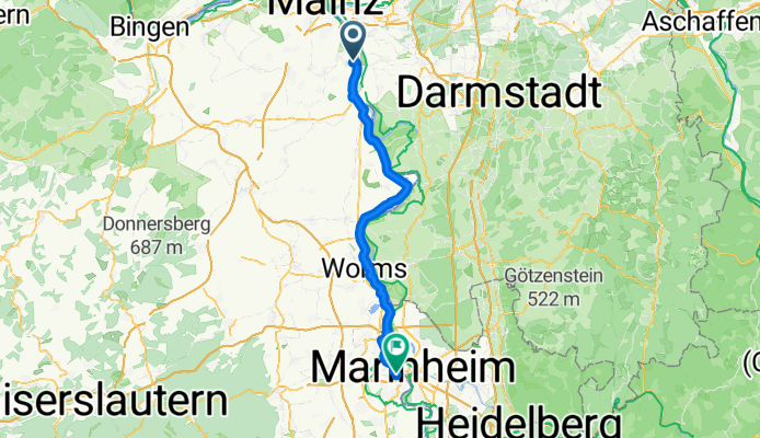 Nackenheim - Ludwigshafen am Rhein
