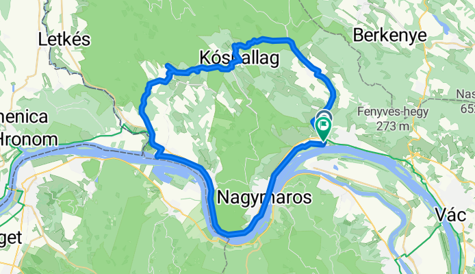 Route planned on May 18, 2020