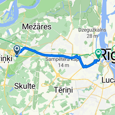 Pumpuru iela to Daugavgrīvas iela 3D