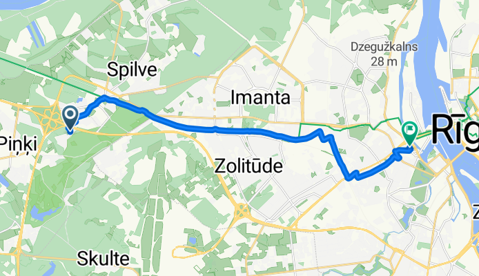 Pumpuru iela to Daugavgrīvas iela 3D