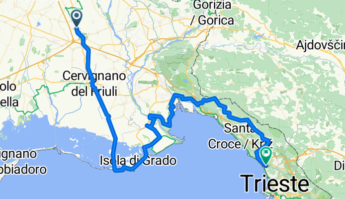 Via dei Molini, Santa Maria la Longa - Via Ulderico Moro, Trieszt