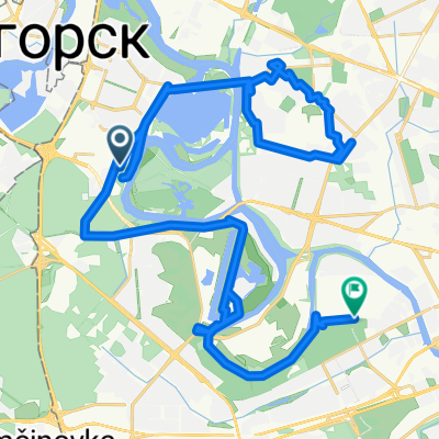 Route in Moscow