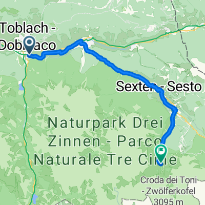 Bahnhofstraße, Toblach nach Sexten