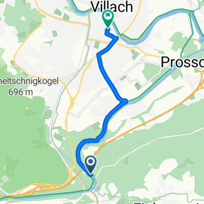 Federaun, Villach to Gerbergasse, Villach