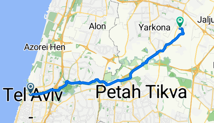 טיילת אוסישקין, Tel Aviv-Yafo to הנרקיס, Elishama