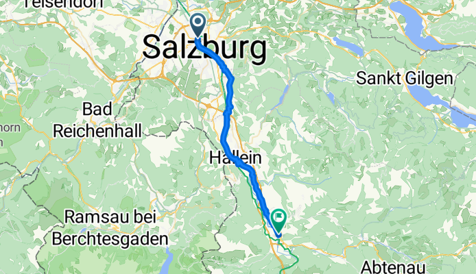 St-Julien-Straße, Salzburgo a Bahnhofstraße, Golling an der Salzach