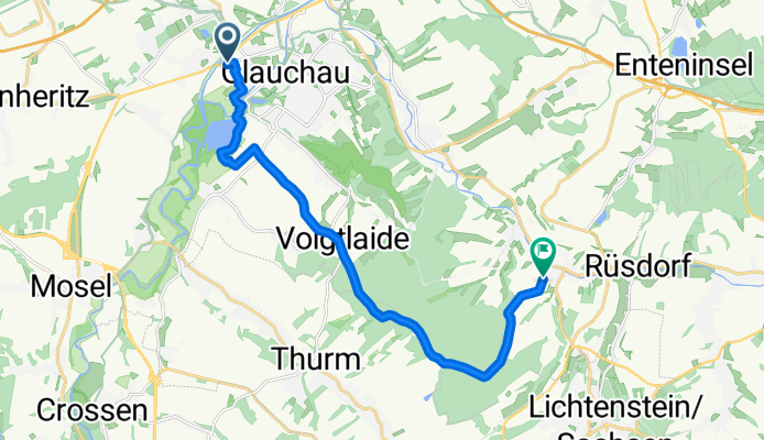 Auestraße nach Höhenweg 7A