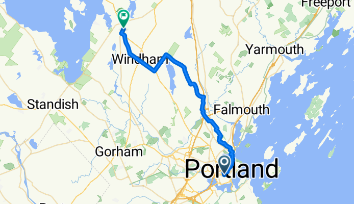 From Portland to Windham