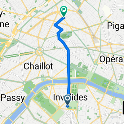 Avenue de Tourville, Paris à Rue Daubigny, Paris