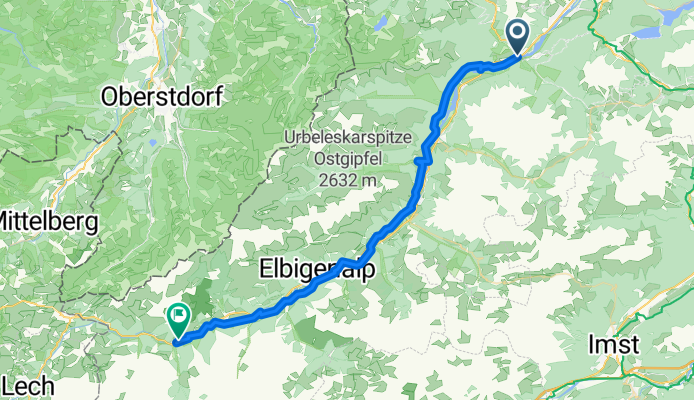 Der Lechradweg - Etappe 5 von Weißenbach nach Steeg: Wilder Lech, imposante Berge und traditionelle Kunst