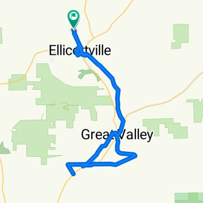 Poverty Hill Rd, Ellicottville to Poverty Hill Rd, Ellicottville