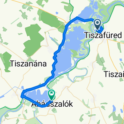 Kikötő körút, Tiszafüred - Kossuth Lajos utca, Abádszalók