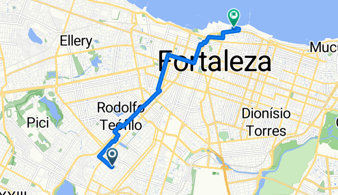 Rua Barão de Canindé, Fortaleza a Rua dos Cariris, Fortaleza