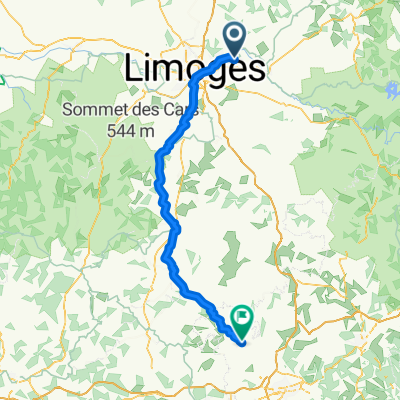 From Saint-Just-le-Martel to Objat