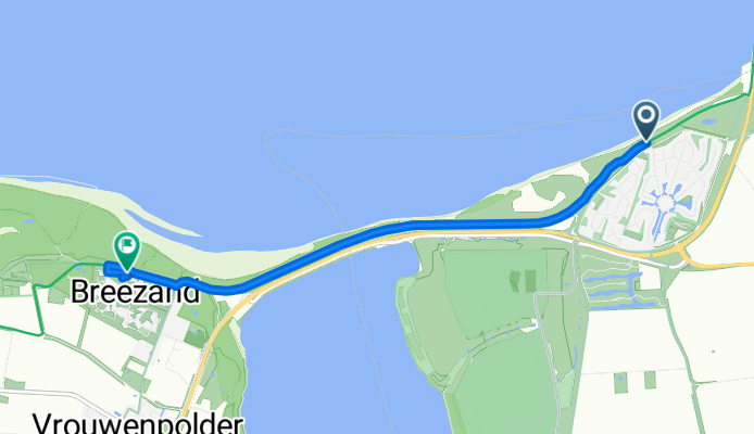 Hoogh Plaetweg nach Hopman de Rijklaan