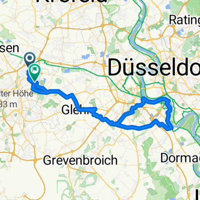 Gatherskamp, Mönchengladbach nach Weiersweg, Mönchengladbach