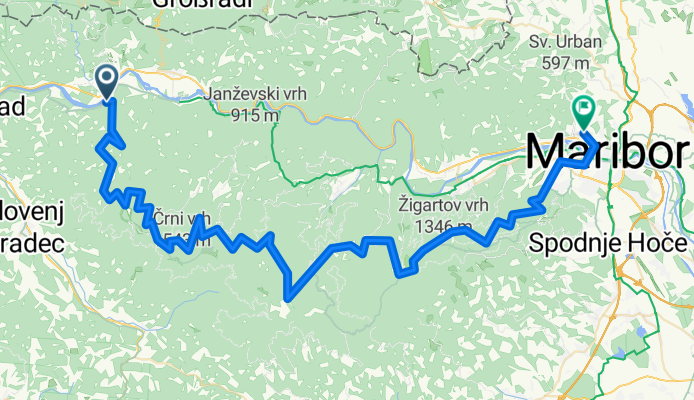 Livarska cesta, Vuzenica to Rošpoh-Del, Kamnica