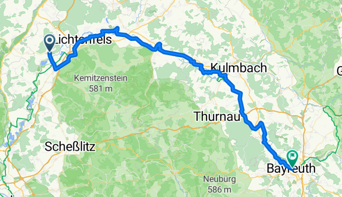 2 Staffelstein - Bayreuth 73km
