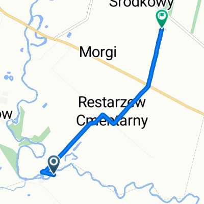 Korablew do Restarzew Środkowy
