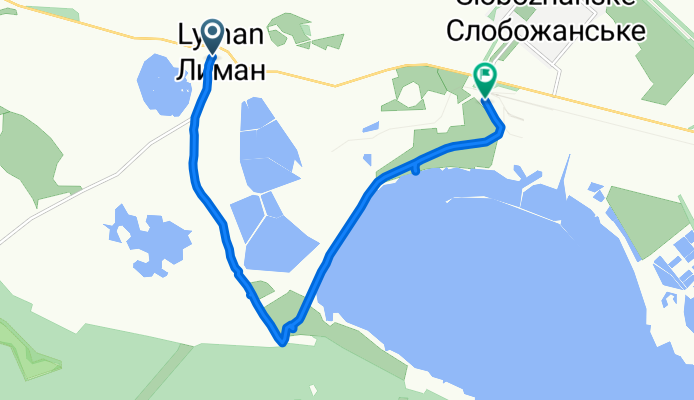 маршрут из пл. Покровська 17А