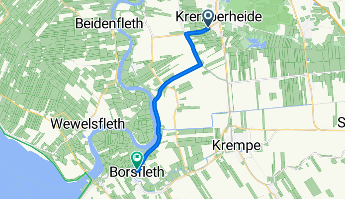 Brandenburger Weg nach Dorfstraße