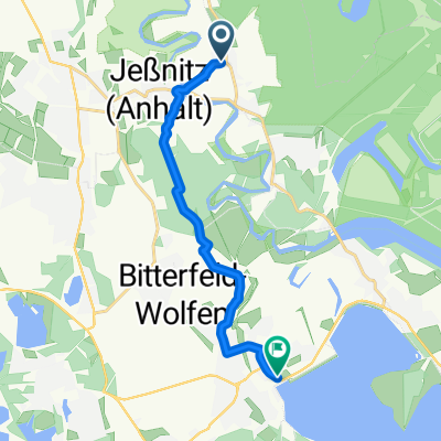 Parkstraße, Raguhn-Jeßnitz nach Berliner Straße, Bitterfeld-Wolfen
