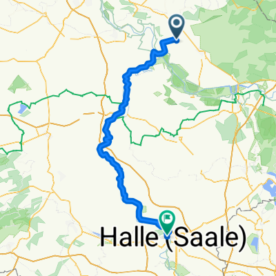 Zerbst nach Halle