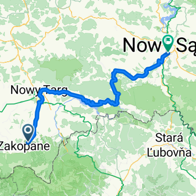 Bachledy, Zakopane do Radziecka, Nowy Sącz