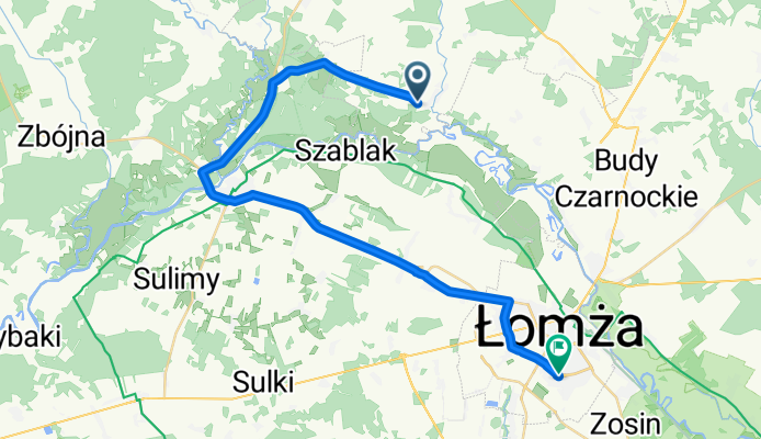 Chludnie, Mały Płock do Juliana Ursyna Niemcewicza, Łomża