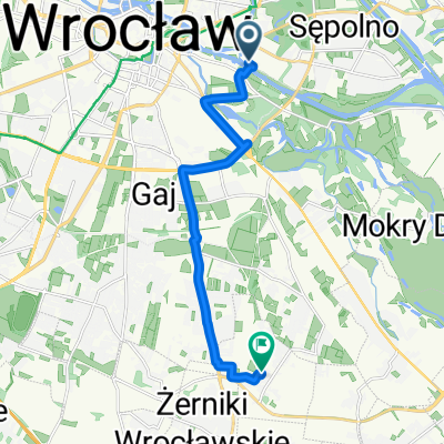 Plac Grunwaldzki, Wrocław do Ptasia, Iwiny