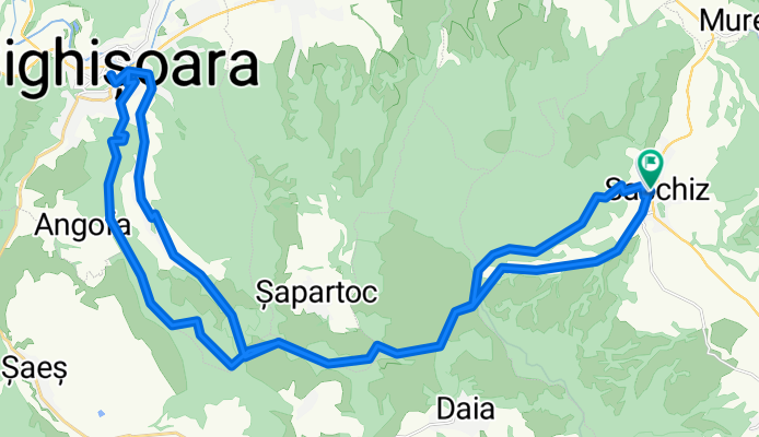 Saschiz - Sighisoara - Saschiz