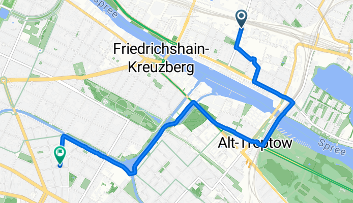 Modersohnstraße, Berlin à Hobrechtstraße, Berlin
