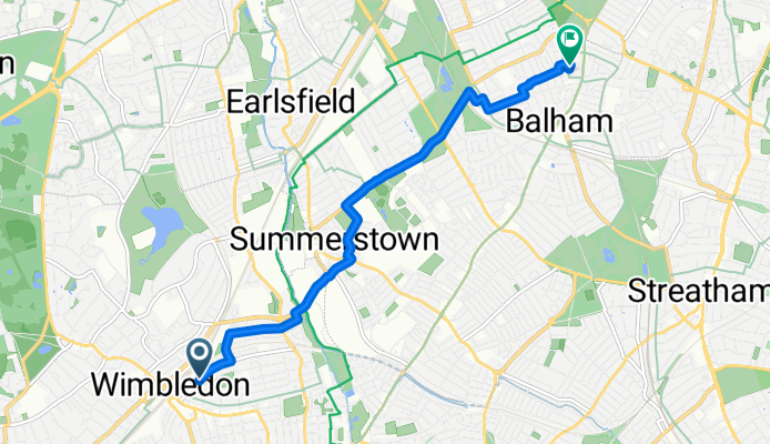 Route from Queen's Road 15-23