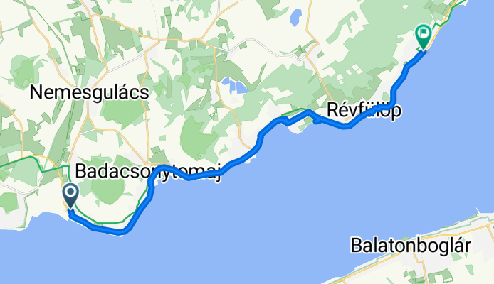 Herczeg Ferenc utca, Badacsonytördemic - Badacsonyi út, Balatonszepezd