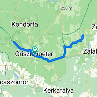 Route to Őriszentpéter