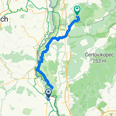 Route zu Motel Tomky