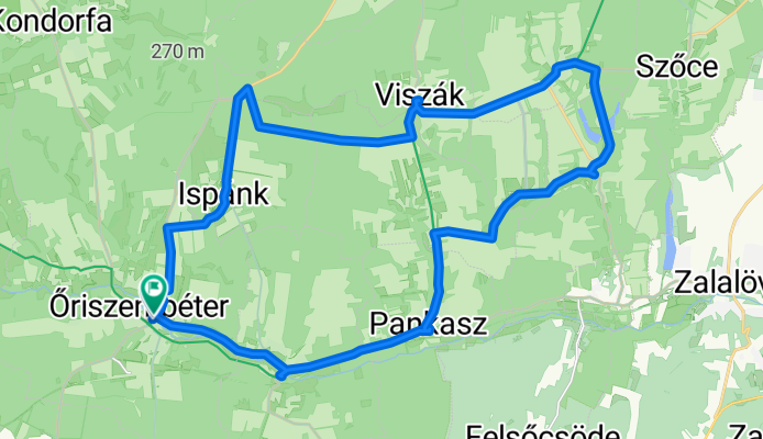 Route in Őriszentpéter