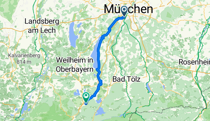 Route to Ohlstadt