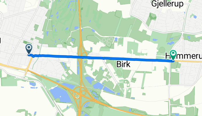 Th Nielsens Gade, Herning to Hammerum Hovedgade, Herning
