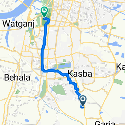 Route to Victoria Memorial