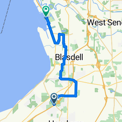 3679 Commerce Pl, Hamburg to 1111 Fuhrmann Blvd, Buffalo