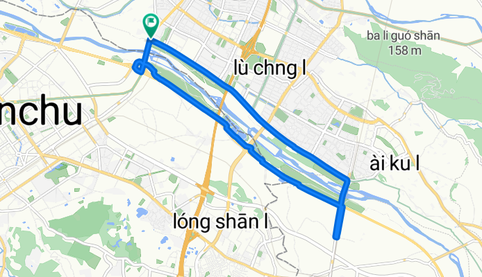 Route in Zhubei City