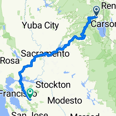 From Truckee to Pleasanton