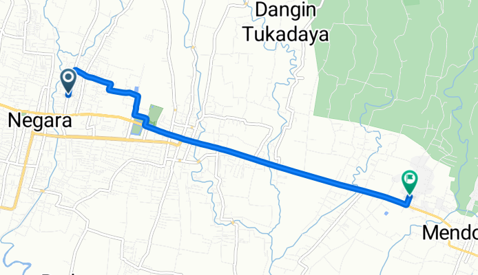 JJWF+7X4 to Jalan Pangkung Jangu