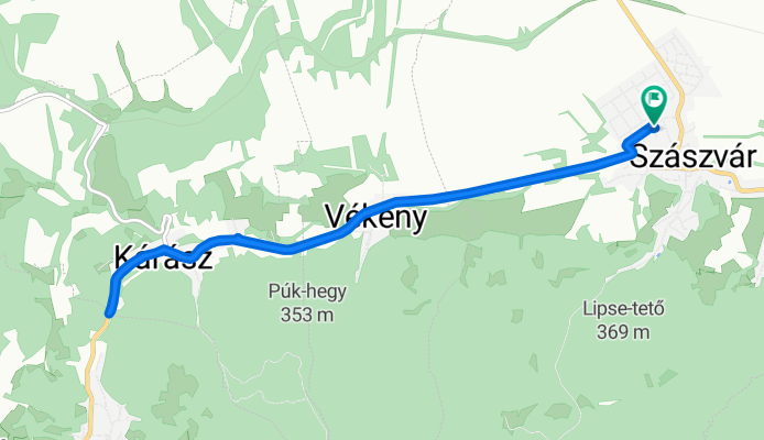 Déryné utca, Szászvár - Déryné utca, Szászvár