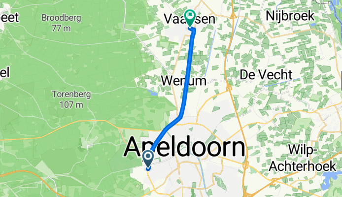 Sportlaan naar Dorpsstraat 68F